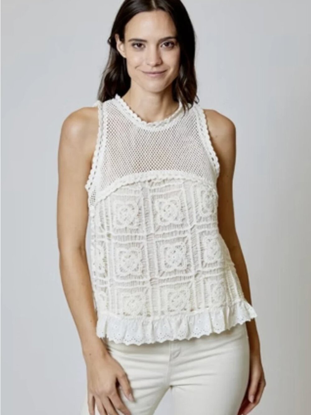 Design History Crochet Tank